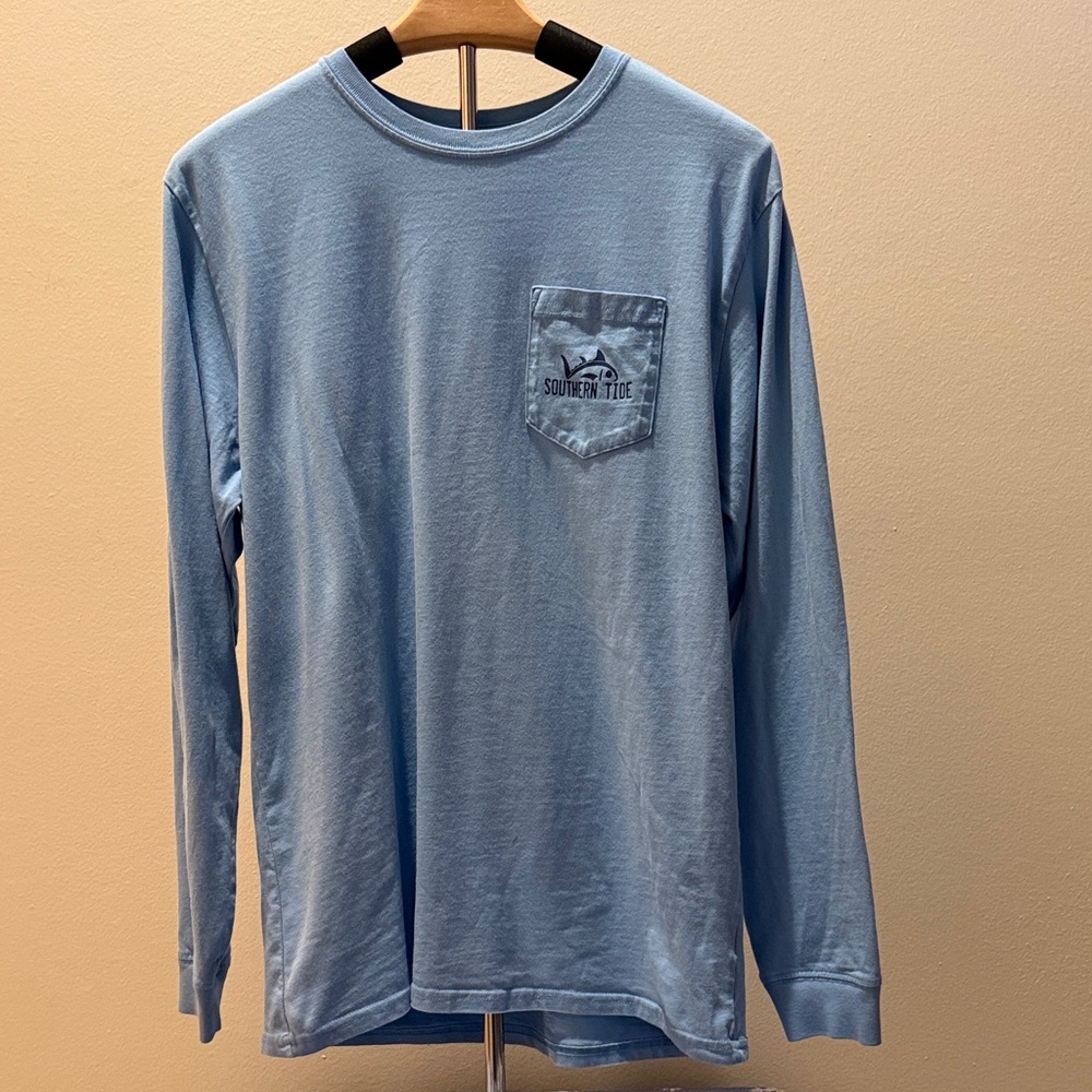 Southern Tide Light Blue Long Sleeve Tee